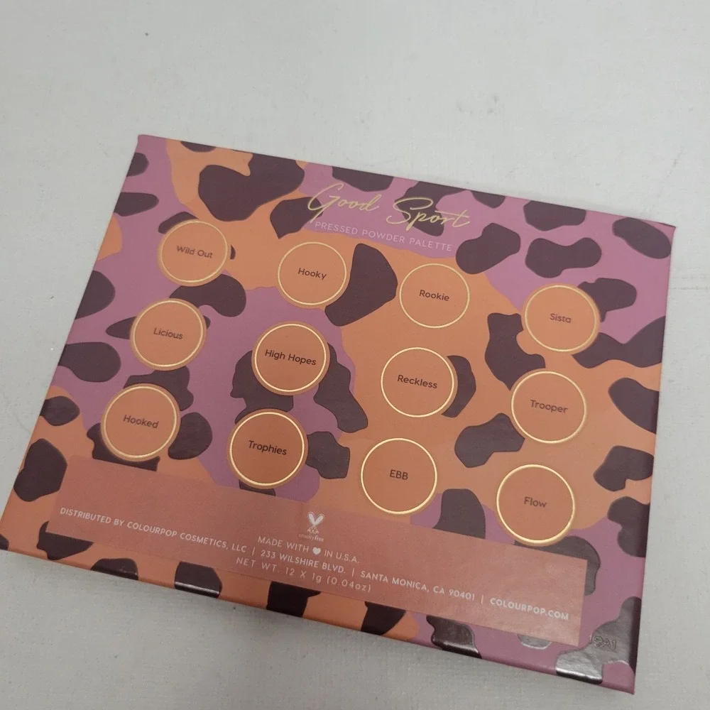 NEW No Box Colourpop Good Sport Pressed Powder Eyeshadow Palette 12‎ Shades